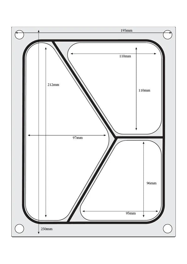 Traysealer matrix