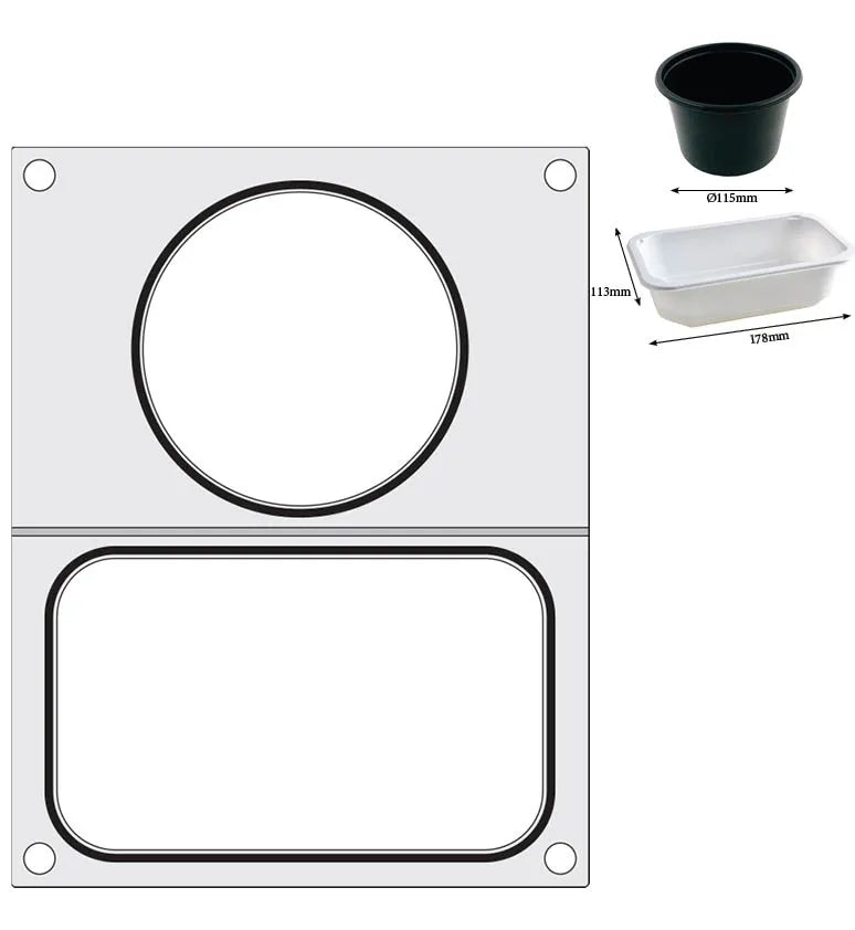 Traysealer matrix