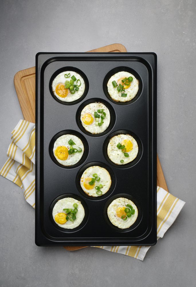 Bakplaat voor eieren, met anti-aanbak coating CONVECTOMAT EGGPLATE