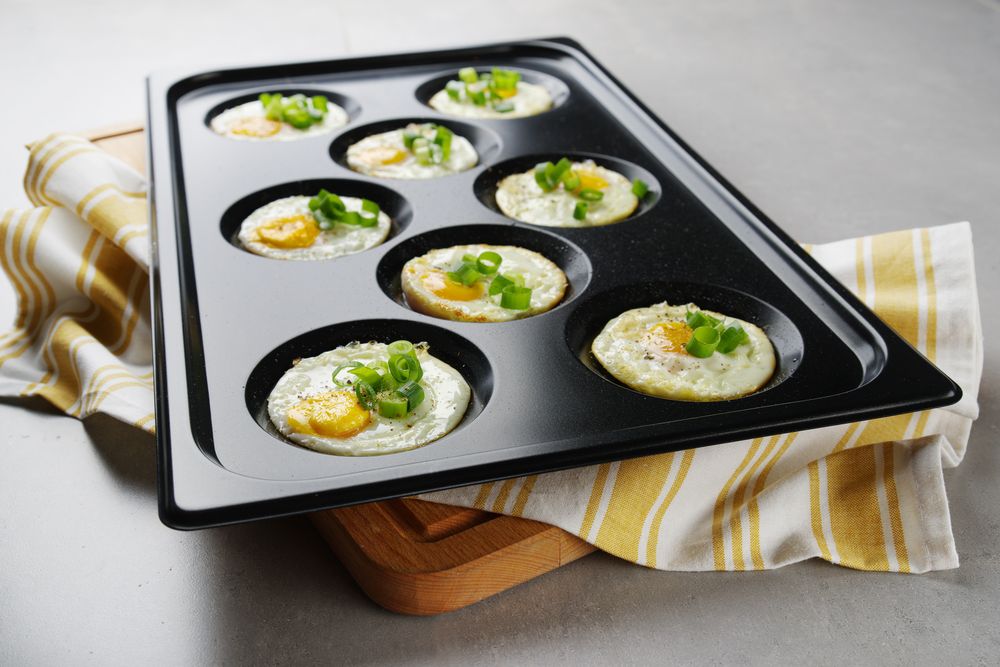 Bakplaat voor eieren, met anti-aanbak coating CONVECTOMAT EGGPLATE