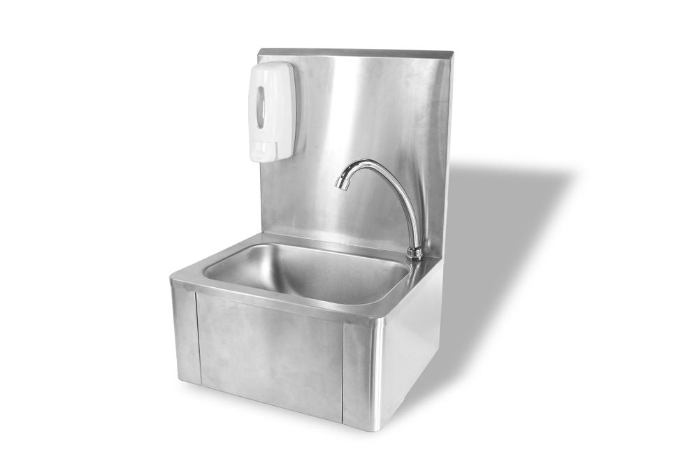 Washbasin - tap with knee operation