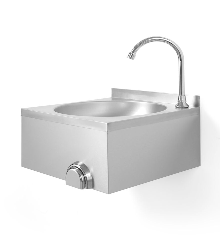 Wasbak met kniebediening