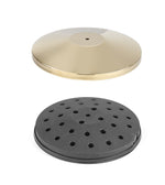 Afzetpaal met goudkleurige afwerking