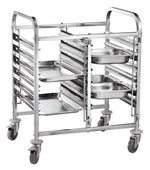 Dubbele regaalwagen - 12 x GN 1/1