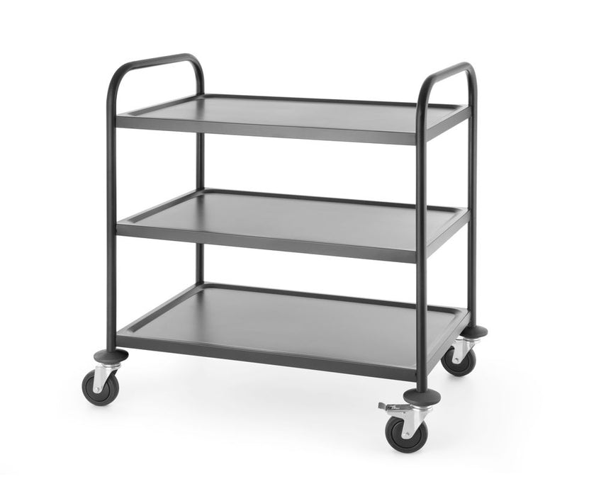 Serveerwagen mat zwart