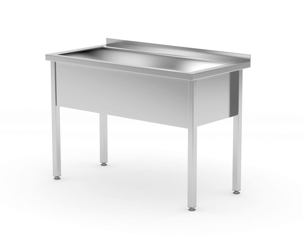 Enkele spoeltafel - gelast