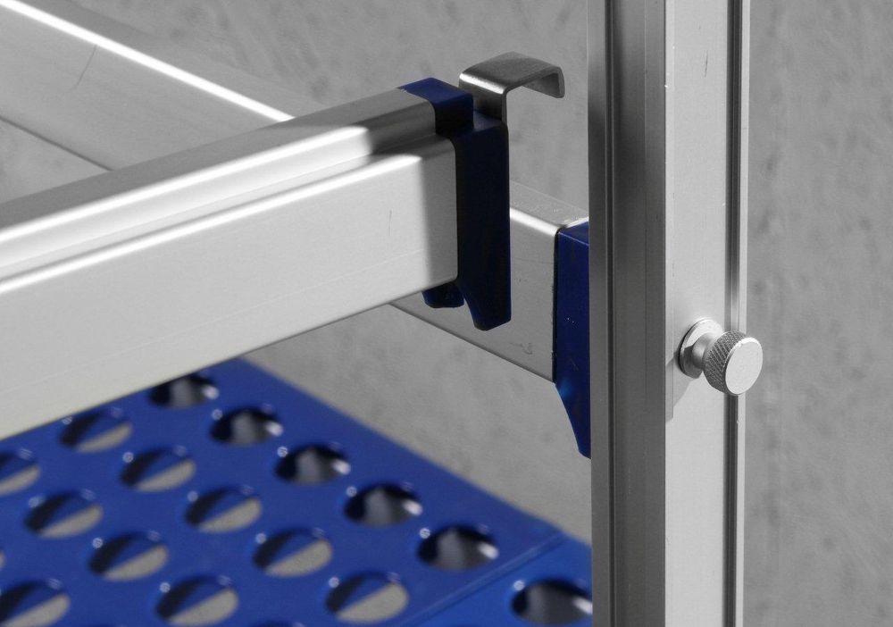 Uitbreid-haak voor aluminium opbergrek