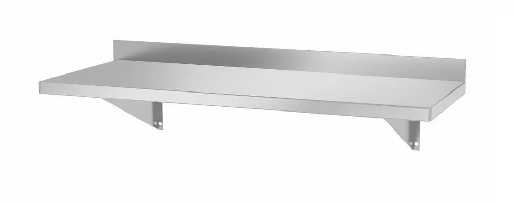 Wandplank met 2 bevestigingsbeugels