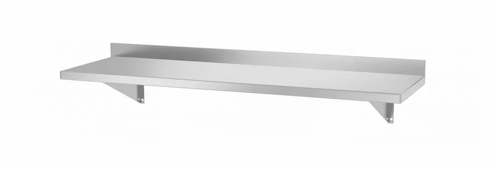 Wandplank met 2 bevestigingsbeugels