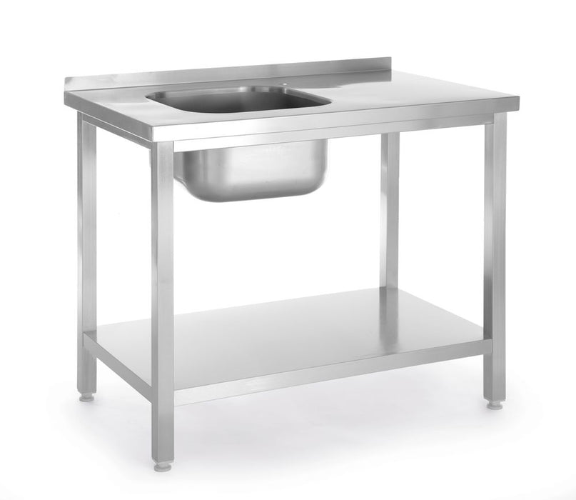 Sink with shelf - screwed