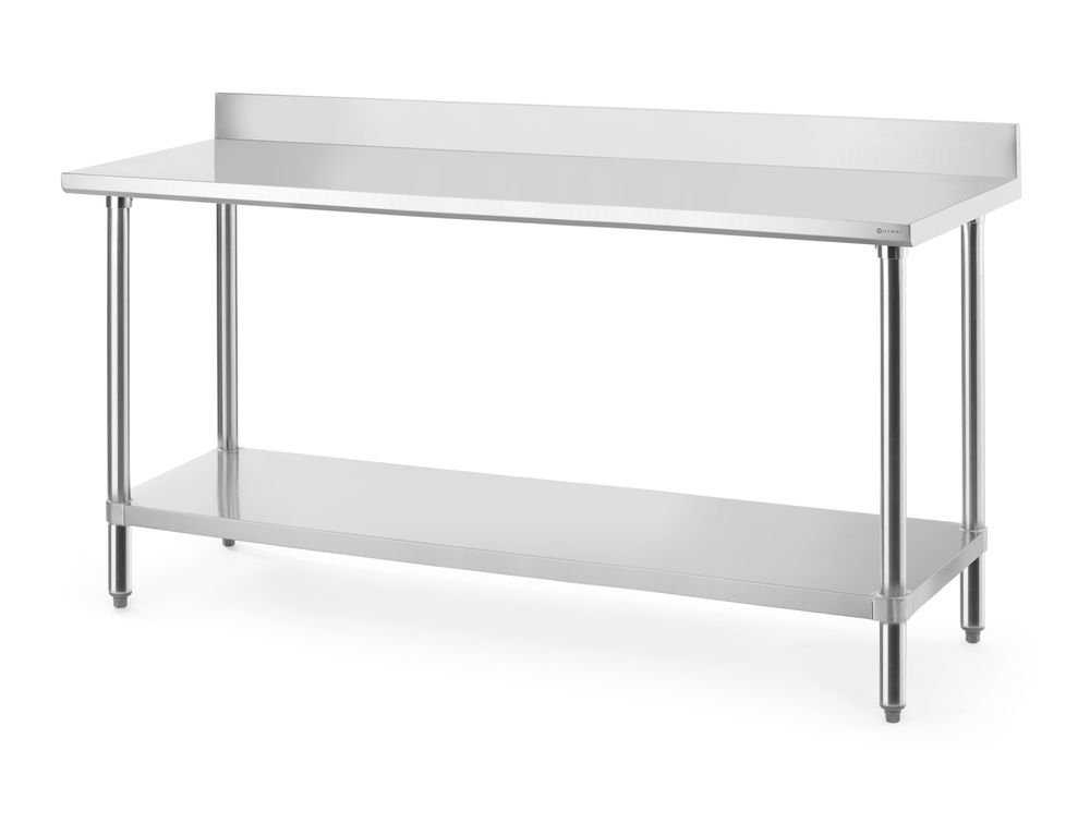 Werktafel met spatrand