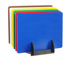 Set van 6 HACCP snijplanken met rek