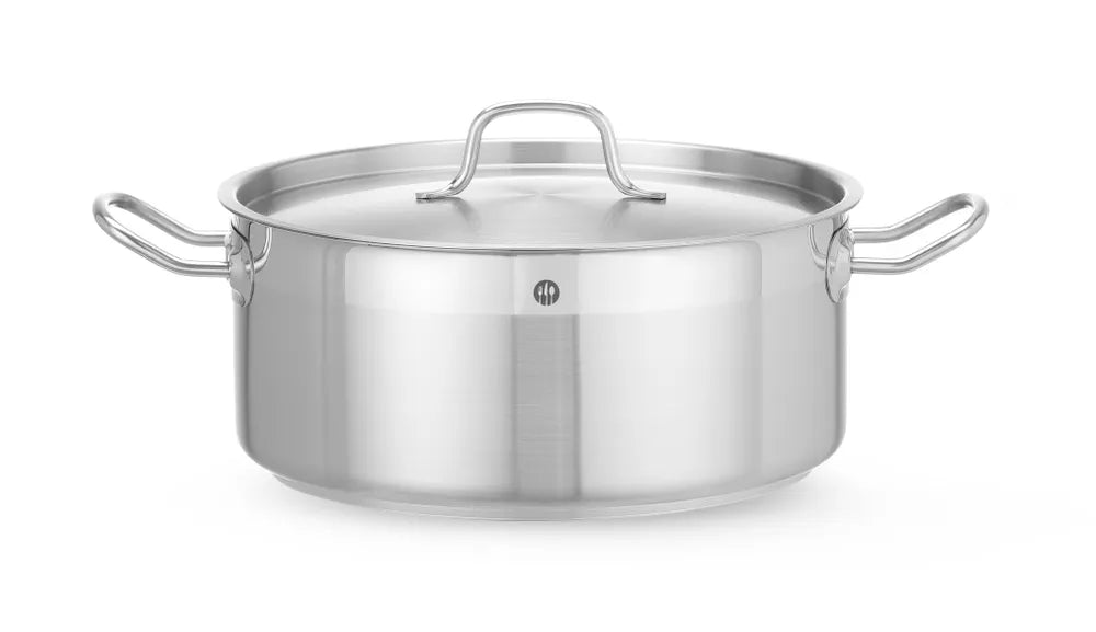 Kookpan laag - met deksel