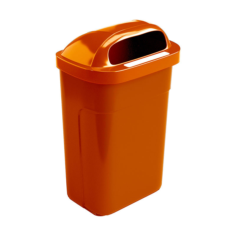 Classic afvalbak oranje
