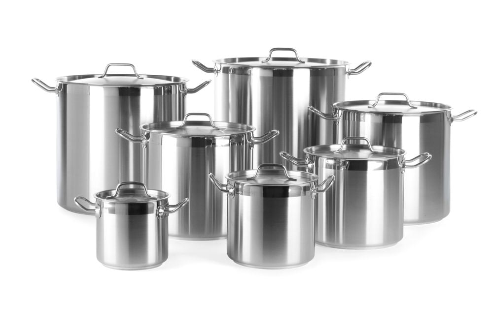 High saucepan - with lid