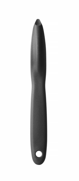 Peeler with serrated blade