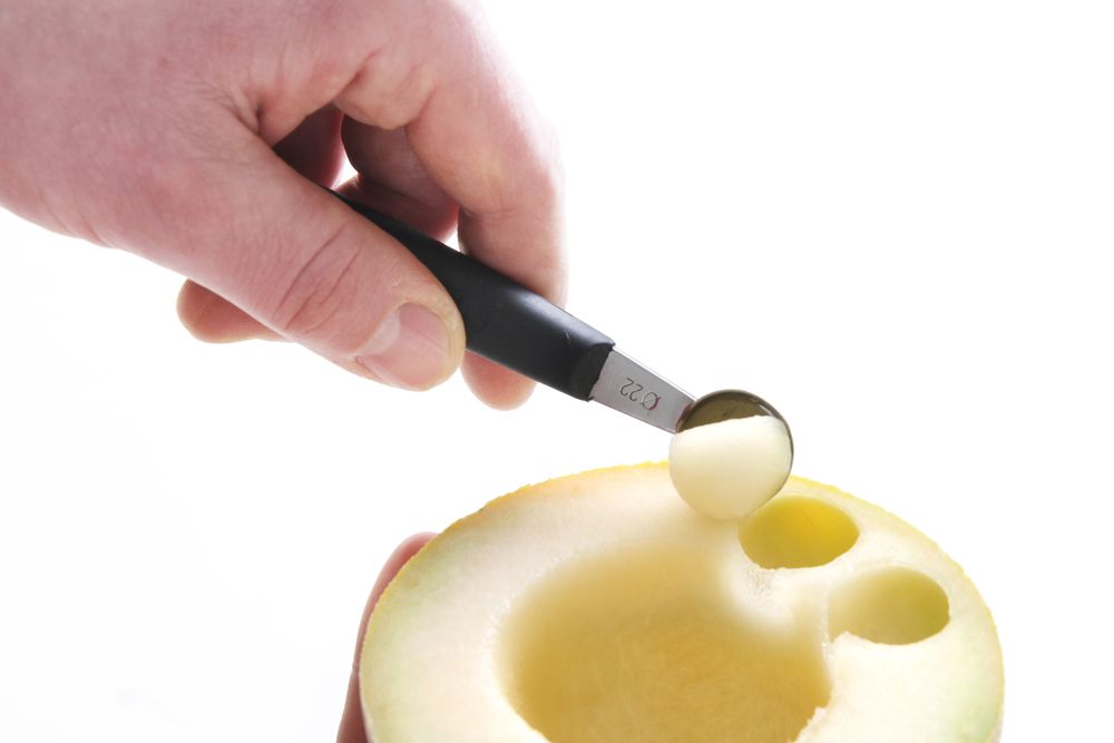 Meloenbolletjeslepel dubbel