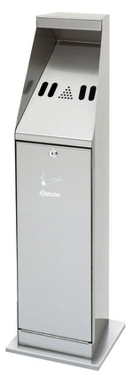 Staande asbak zilver