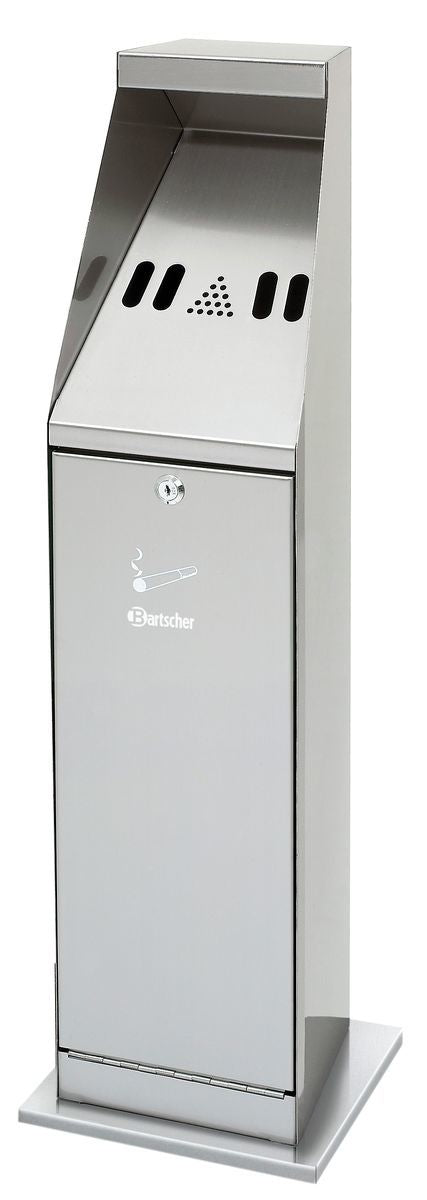 Staande asbak zilver