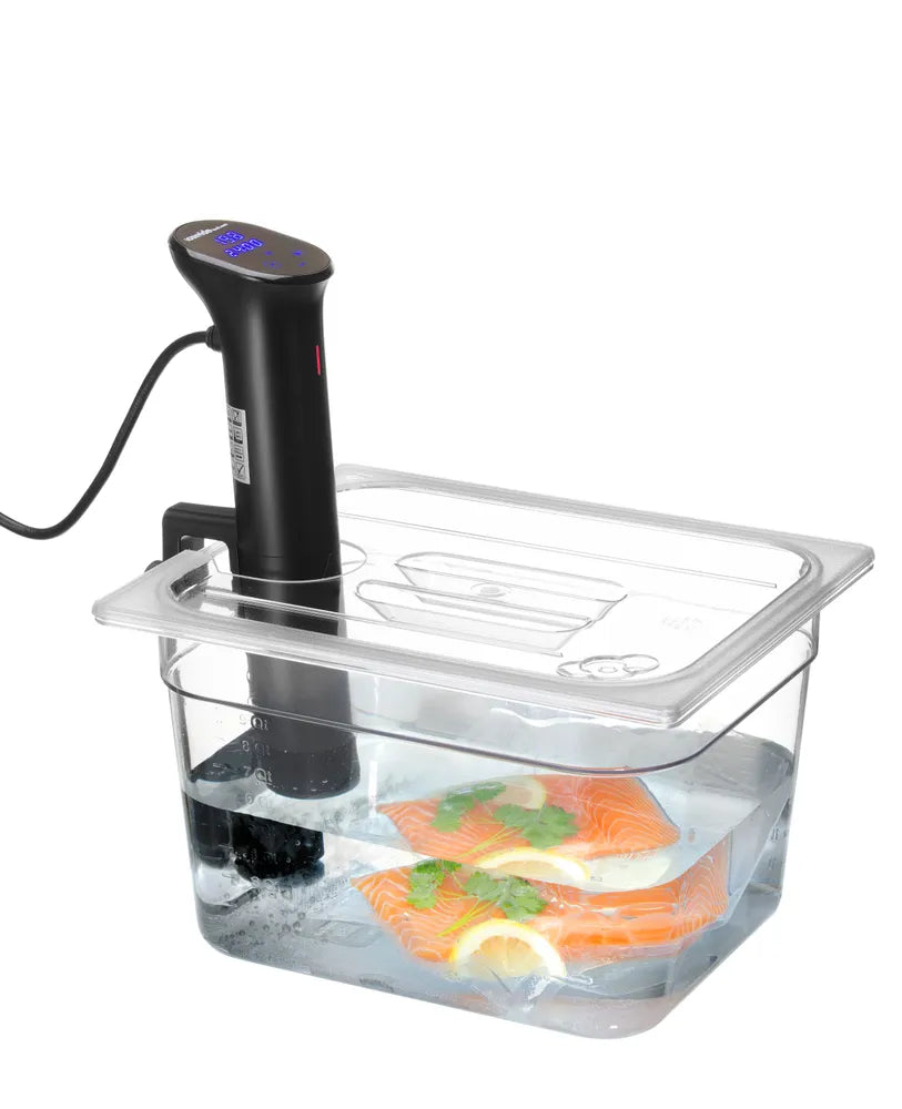 Deksel voor GN containers met uitsparing voor sous vide stick