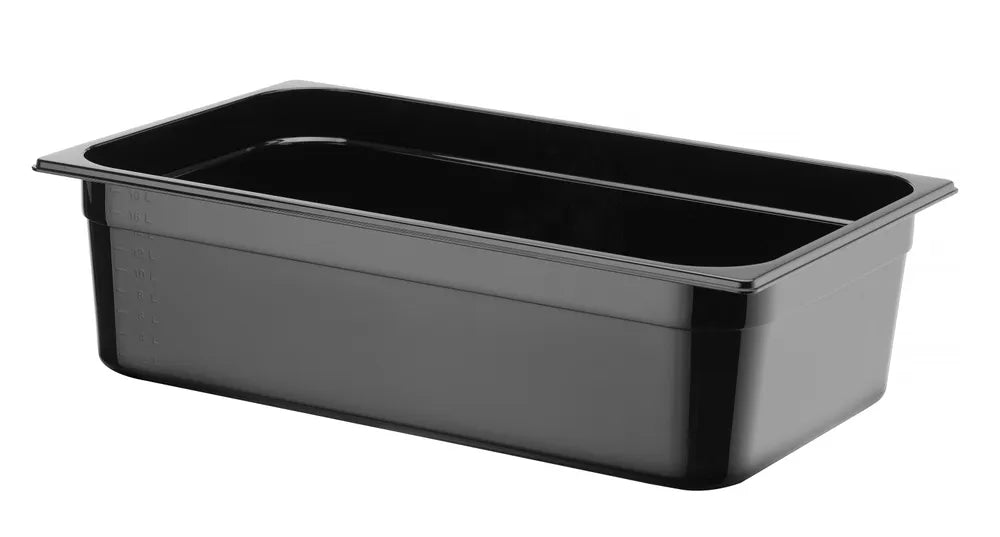 Container GN 1/1 zwart polycarbonaat