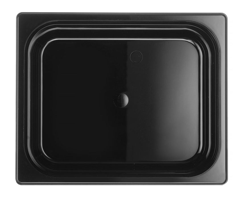Container GN 1/2 black polycarbonate