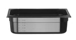 Container GN 1/2 zwart polycarbonaat