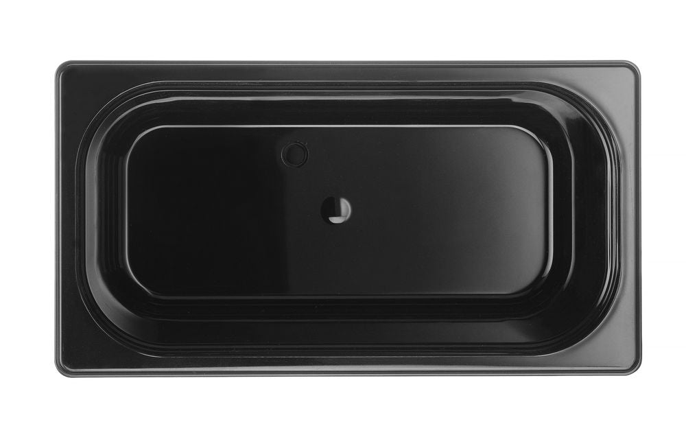 Container GN 1/3 black polycarbonate