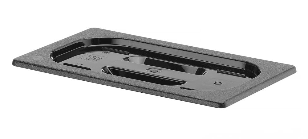 Deksel voor GN containers zwart polycarbonaat