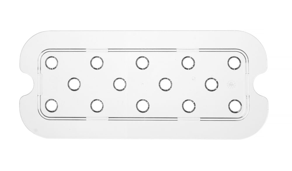 Perforated grids for GN containers polycarbonate