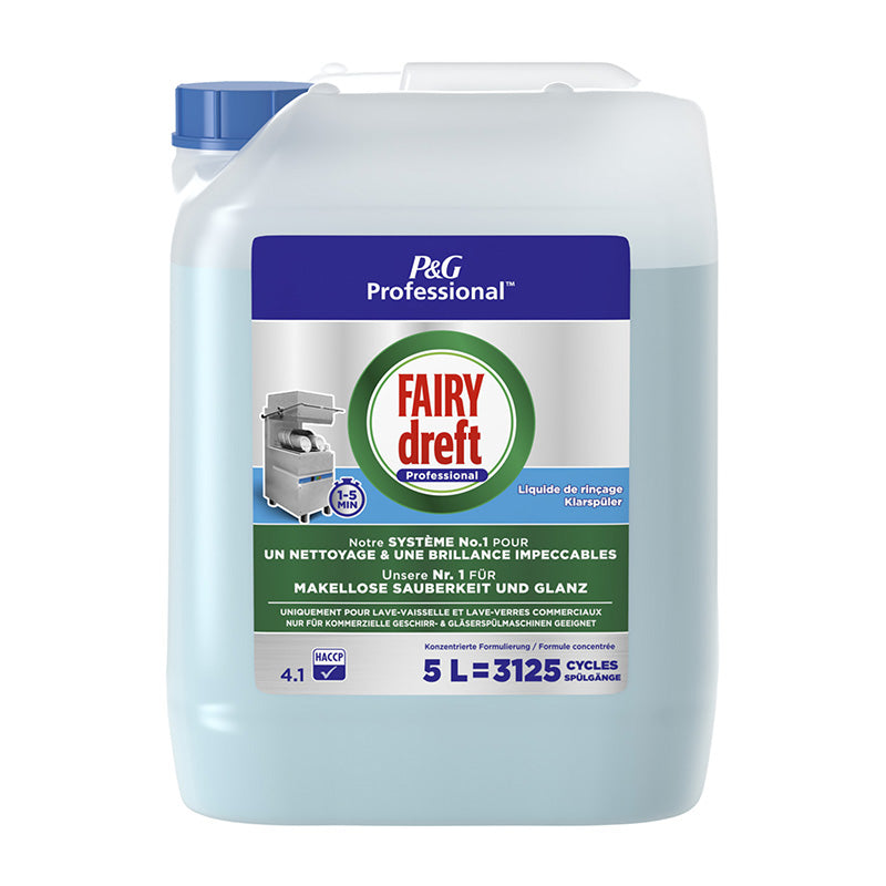 Dreft Professional glansspoelmiddel 5 liter, 1 x 5 liter