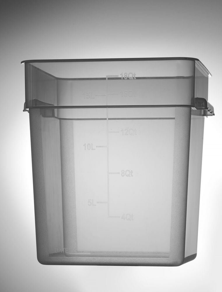 Voedselcontainer met schaalverdeling