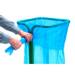 Zelfklemmende zakhouder 1000 liter (laag model) groen