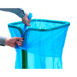 Zelfklemmende zakhouder 1000 liter (laag model) groen