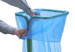 Zelfklemmende zakhouder 1000 liter (laag model) groen