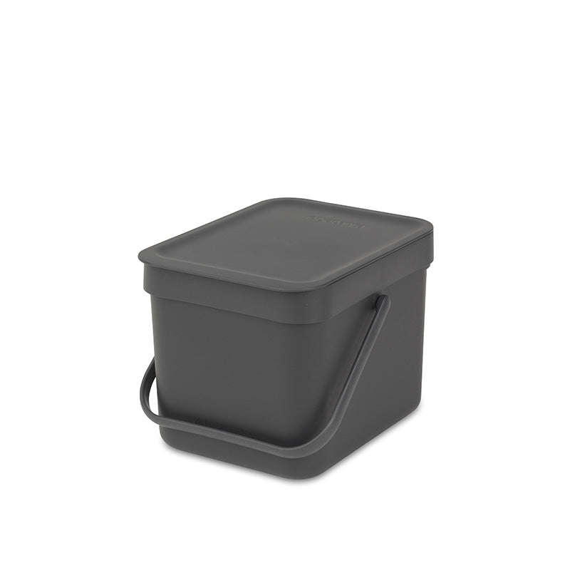 Brabantia Sort & Go afvalemmer 6 liter grijs