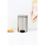 Brabantia NewIcon pedaalemmer 12 liter mat RVS FPP