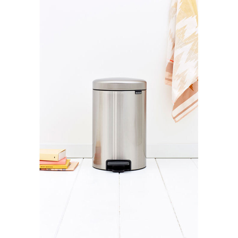 Brabantia NewIcon pedaalemmer 12 liter mat RVS FPP