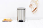 Brabantia NewIcon pedaalemmer 12 liter mat RVS FPP