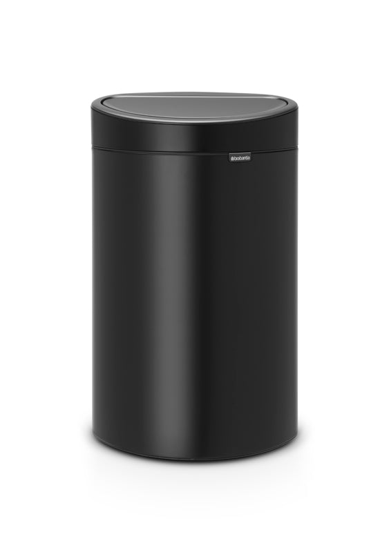 Brabantia Touch Bin New 40 liter mat zwart