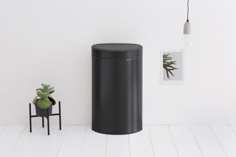 Brabantia Touch Bin New 40 liter mat zwart