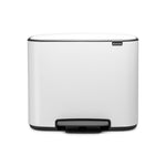 Brabantia Bo pedaalemmer 3x11 liter wit