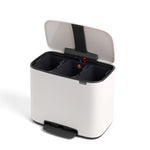 Brabantia Bo pedaalemmer 3x11 liter wit