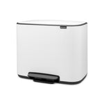 Brabantia Bo pedaalemmer 3x11 liter wit