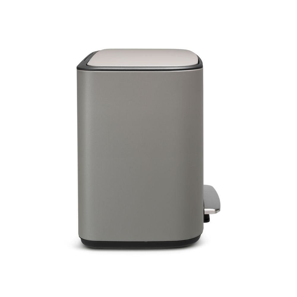 Brabantia Bo pedaalemmer 3x11 liter Mineral Concrete Grey