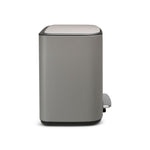 Brabantia Bo pedaalemmer 11+23 liter Mineral Concrete Grey
