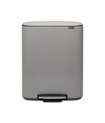 Brabantia Bo pedaalemmer 60 liter Mineral Concrete Grey