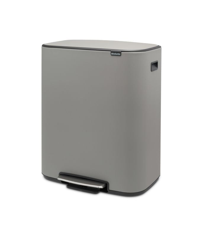 Brabantia Bo pedaalemmer 60 liter Mineral Concrete Grey