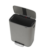 Brabantia Bo pedaalemmer 60 liter Mineral Concrete Grey