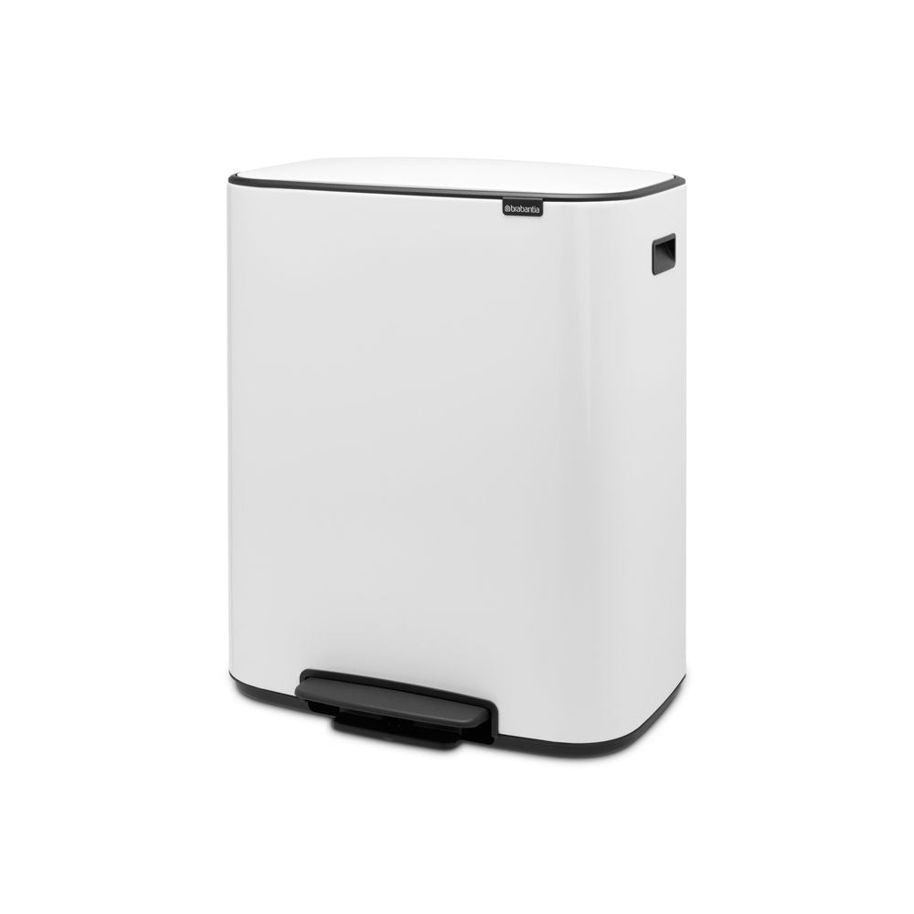 Brabantia Bo pedaalemmer 2x30 liter wit